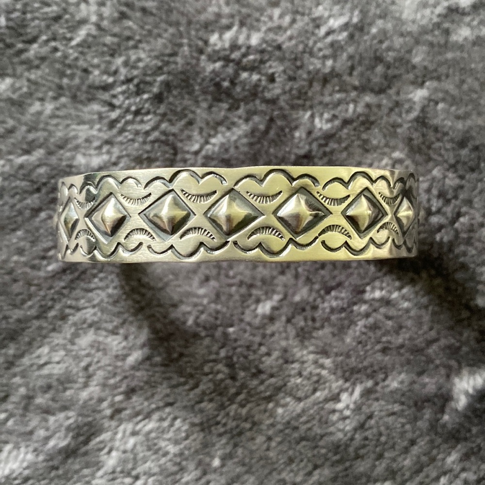 Sterling silver cuff